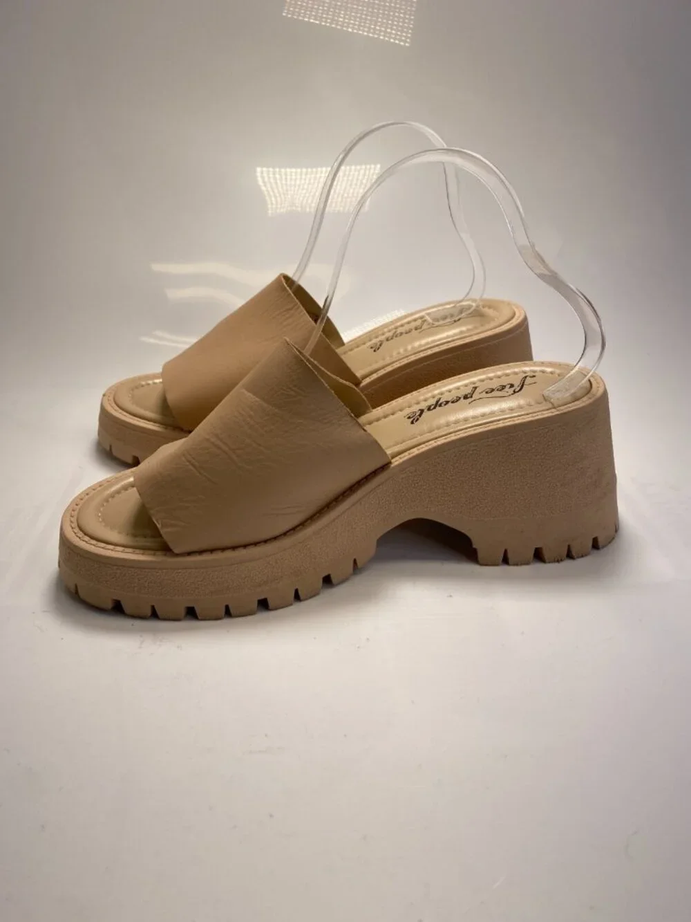 Free People Women's Winona Nude Wedge Sz 40/ 11